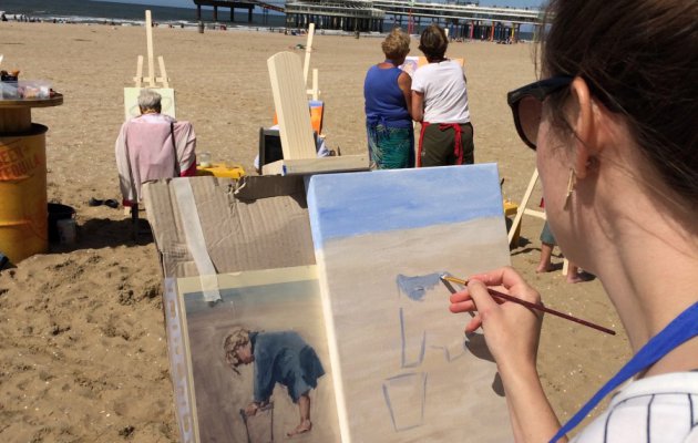Hoek van Holland workshops schilderen