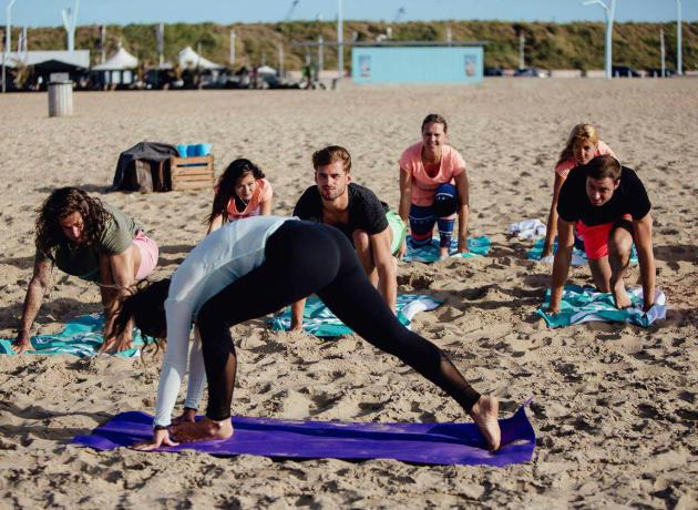 yoga workshop strand hoek van holland