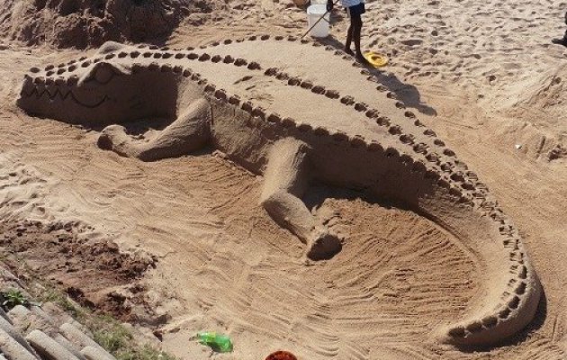 sand sculpturer company outing hoek van holland
