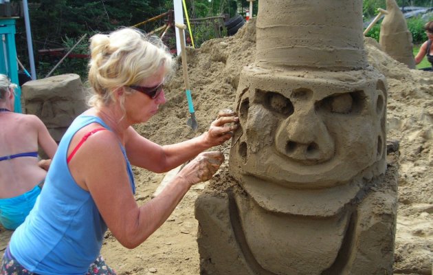 sand sculptures workshop hoek van holland